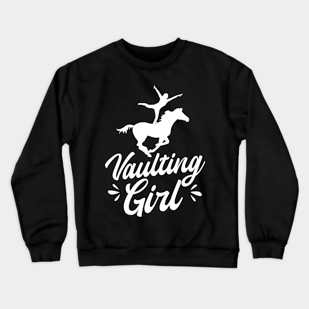 Equestrian Shirt | Vaulting Girl Crewneck Sweatshirt by Gawkclothing